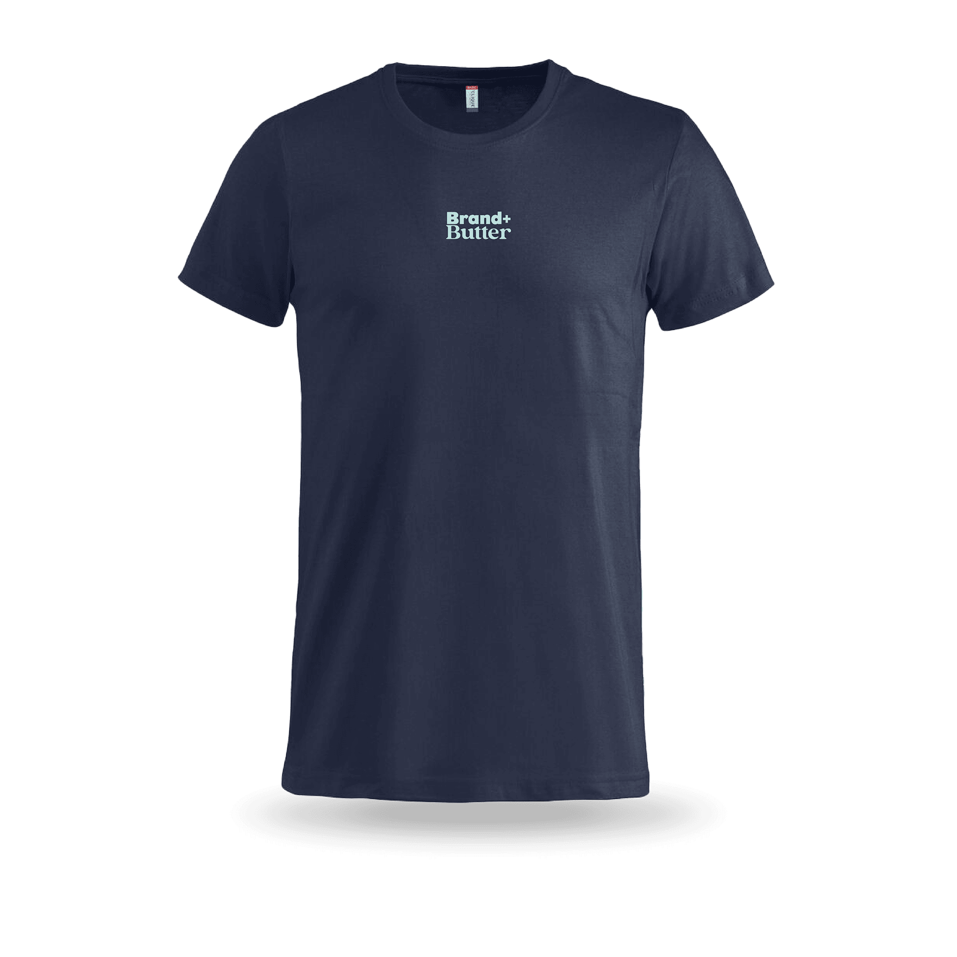 Dunkelblaues T-Shirt mit Logo