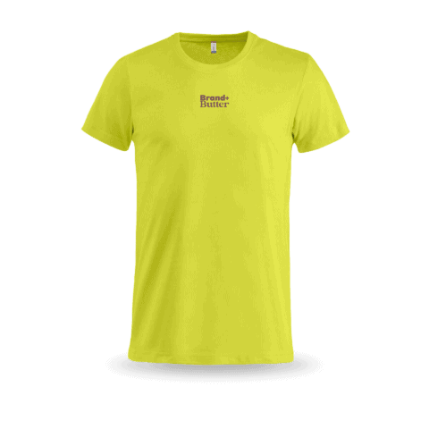 Gelbes T-Shirt mit Aufdruck